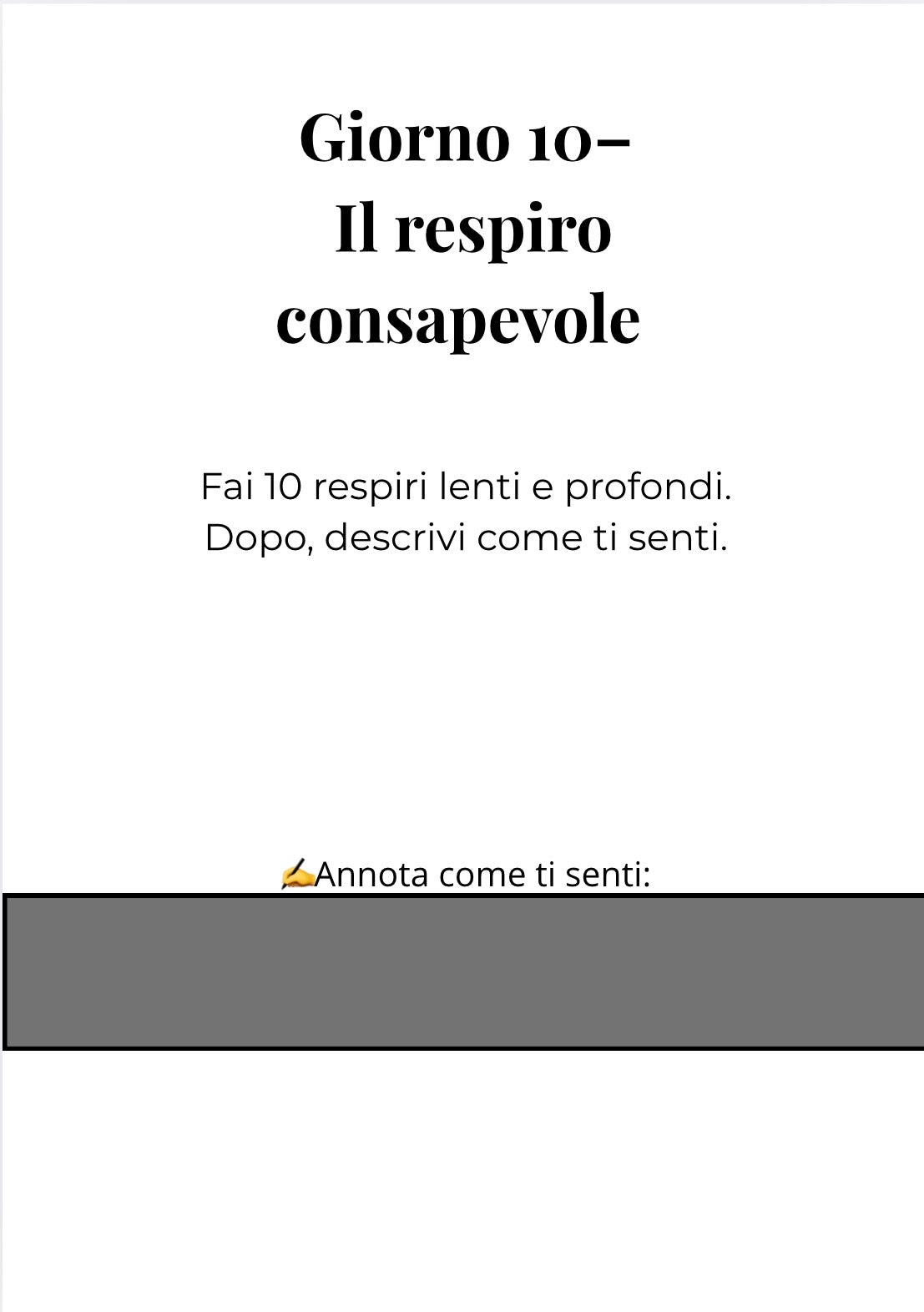 30 Giorni di Mindfulness